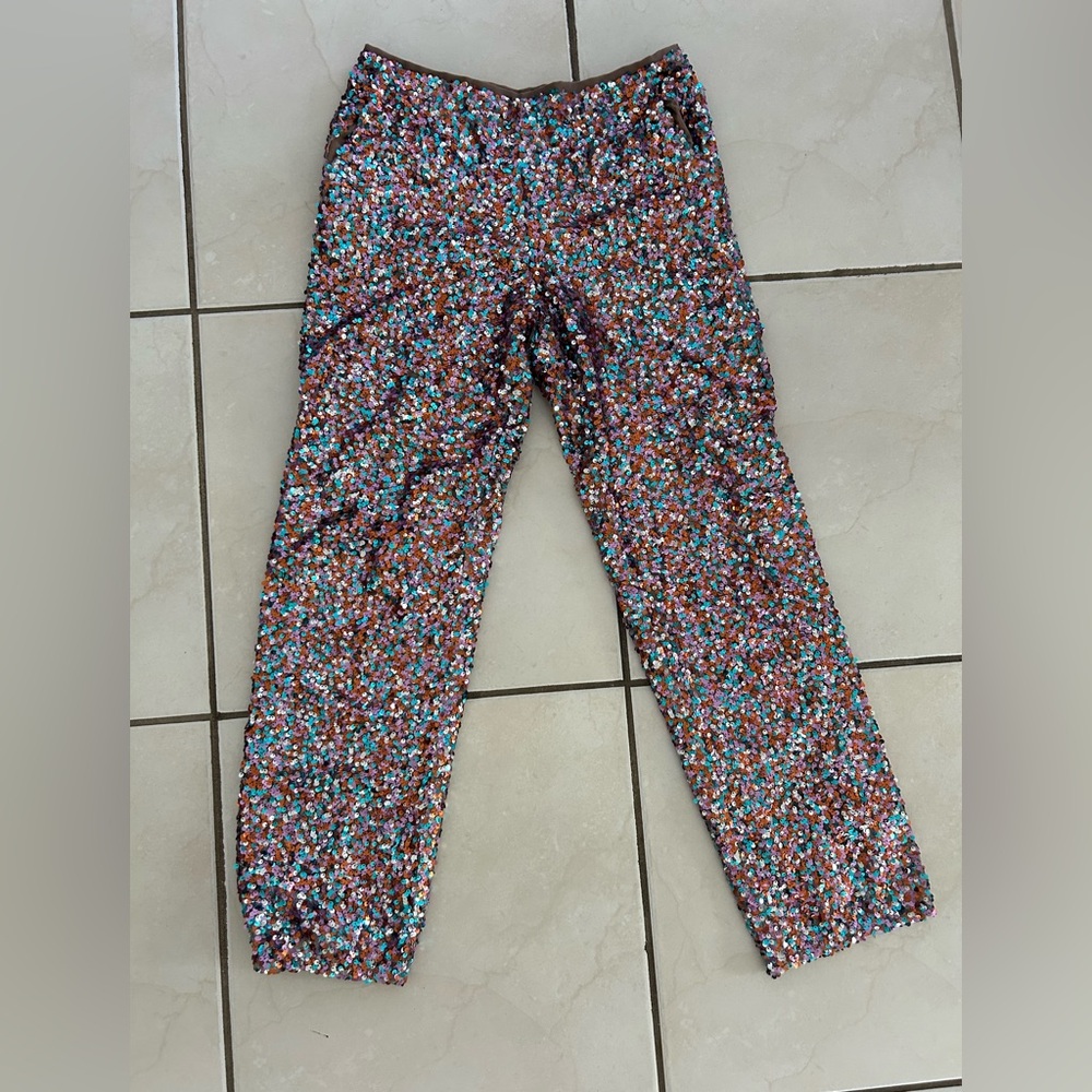 Free People Multicolor Sequin Pants